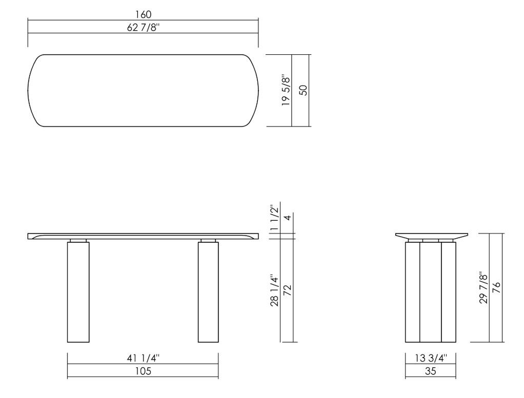 APARADOR 160 CM DOLMEN
