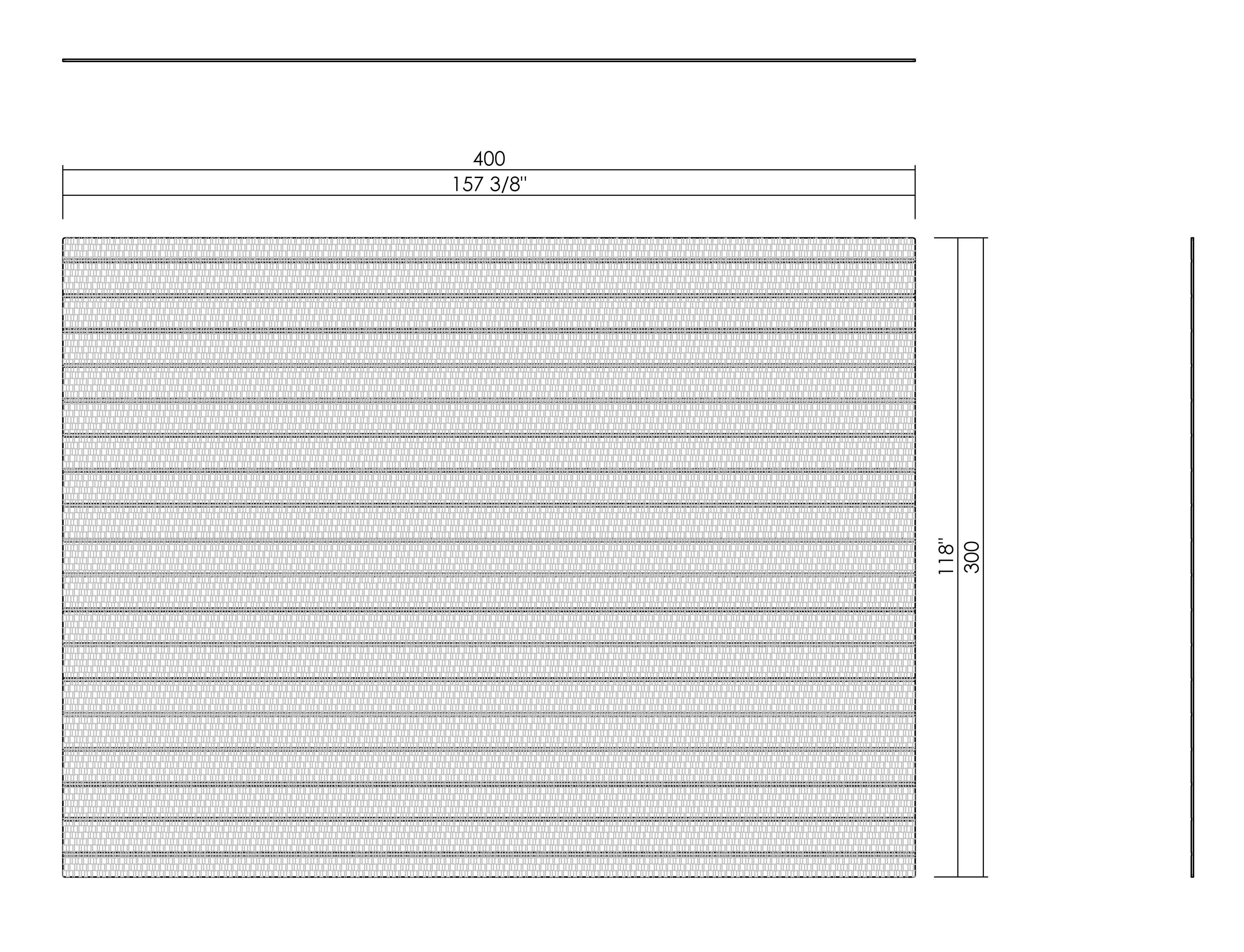 TAPETE 400 X 300 CM STRIATO